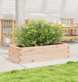 VidaXL Plantenbak 90x40x23 cm massief grenenhout