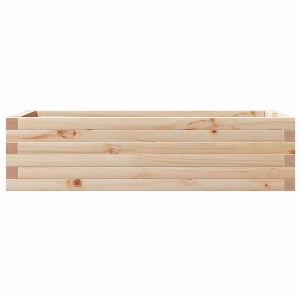 VidaXL Plantenbak 90x40x23 cm massief grenenhout