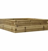 VidaXL Plantenbak 80x80x23 cm geïmpregneerd grenenhout