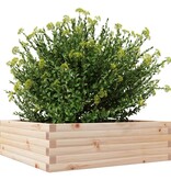 VidaXL Plantenbak 80x80x23 cm massief grenenhout