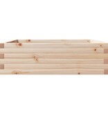 VidaXL Plantenbak 80x80x23 cm massief grenenhout