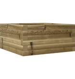 VidaXL Plantenbak 50x50x23 cm geïmpregneerd grenenhout