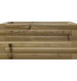 VidaXL Plantenbak 50x50x23 cm geïmpregneerd grenenhout