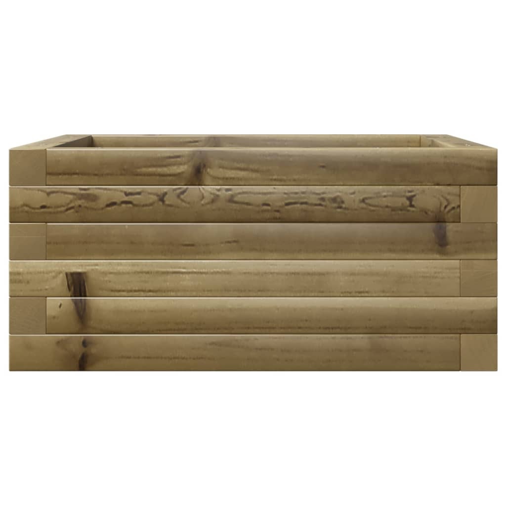 VidaXL Plantenbak 50x50x23 cm geïmpregneerd grenenhout