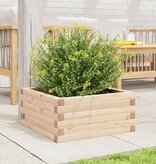 VidaXL Plantenbak 50x50x23 cm massief grenenhout