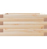 VidaXL Plantenbak 50x50x23 cm massief grenenhout