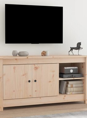 VidaXL Tv-meubel 103x36,5x52 cm massief grenenhout