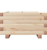 VidaXL Plantenbak 50x50x26,5 cm massief grenenhout