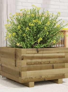 VidaXL Plantenbak 40x40x26,5 cm geïmpregneerd grenenhout