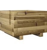 VidaXL Plantenbak 40x40x26,5 cm geïmpregneerd grenenhout