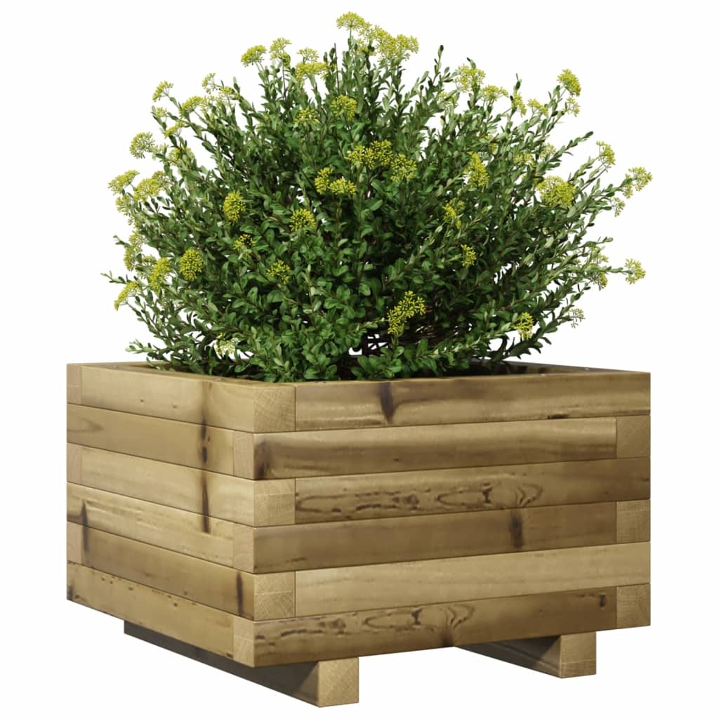 VidaXL Plantenbak 40x40x26,5 cm geïmpregneerd grenenhout