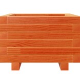 VidaXL Plantenbak 40x40x26,5 cm massief grenenhout wasbruin
