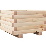 VidaXL Plantenbak 40x40x26,5 cm massief grenenhout