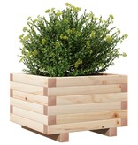VidaXL Plantenbak 40x40x26,5 cm massief grenenhout