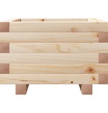 VidaXL Plantenbak 40x40x26,5 cm massief grenenhout
