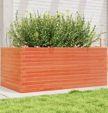 VidaXL Plantenbak 110x60x45,5 cm massief grenenhout wasbruin