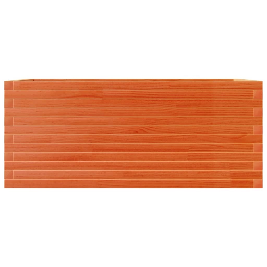 VidaXL Plantenbak 110x60x45,5 cm massief grenenhout wasbruin