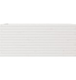 VidaXL Plantenbak 110x60x45,5 cm massief grenenhout wit