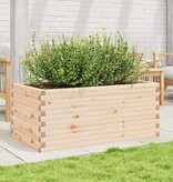 VidaXL Plantenbak 110x60x45,5 cm massief grenenhout