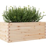 VidaXL Plantenbak 110x60x45,5 cm massief grenenhout