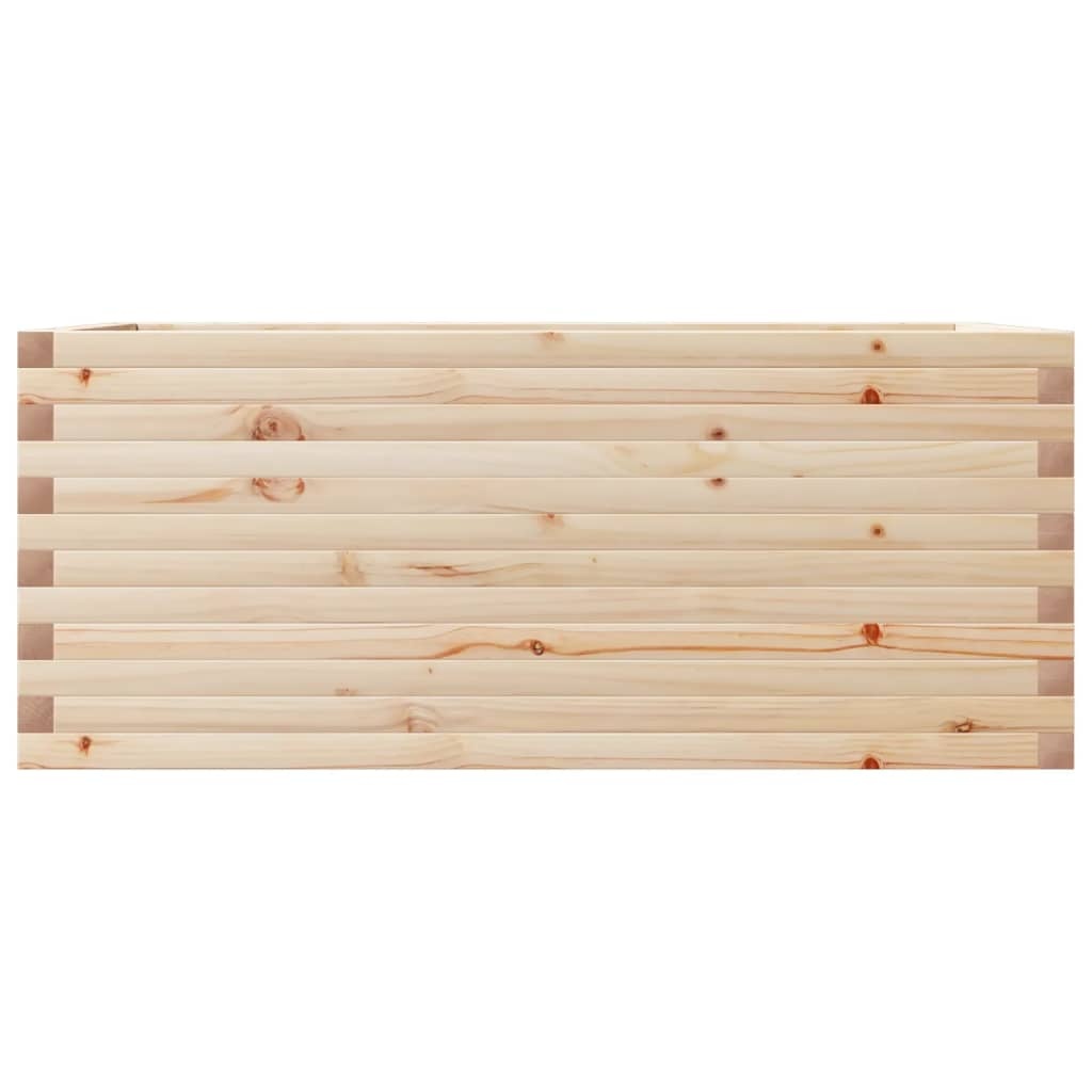 VidaXL Plantenbak 110x60x45,5 cm massief grenenhout