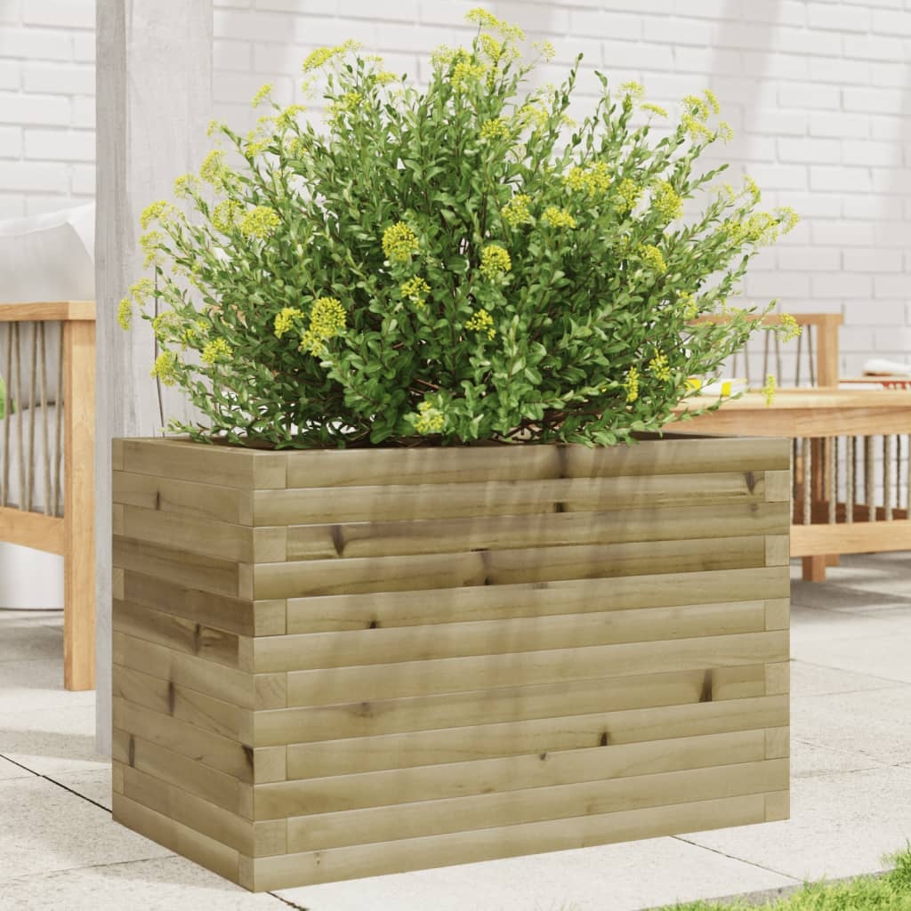 VidaXL Plantenbak 70x40x45,5 cm geïmpregneerd grenenhout
