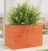 VidaXL Plantenbak 70x40x45,5 cm massief grenenhout wasbruin