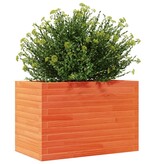 VidaXL Plantenbak 70x40x45,5 cm massief grenenhout wasbruin
