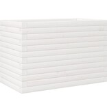 VidaXL Plantenbak 70x40x45,5 cm massief grenenhout wit