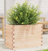VidaXL Plantenbak 70x40x45,5 cm massief grenenhout