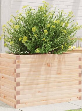VidaXL Plantenbak 70x40x45,5 cm massief grenenhout