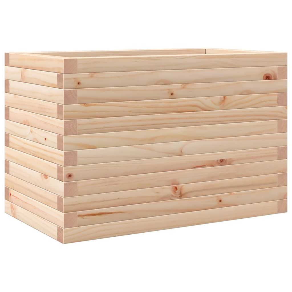 VidaXL Plantenbak 70x40x45,5 cm massief grenenhout