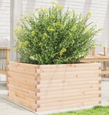 VidaXL Plantenbak 80x80x45,5 cm massief grenenhout