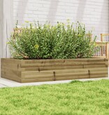 VidaXL Plantenbak 110x60x23 cm geïmpregneerd grenenhout