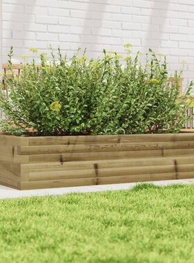 VidaXL Plantenbak 110x60x23 cm geïmpregneerd grenenhout