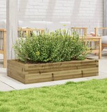 VidaXL Plantenbak 110x60x23 cm geïmpregneerd grenenhout