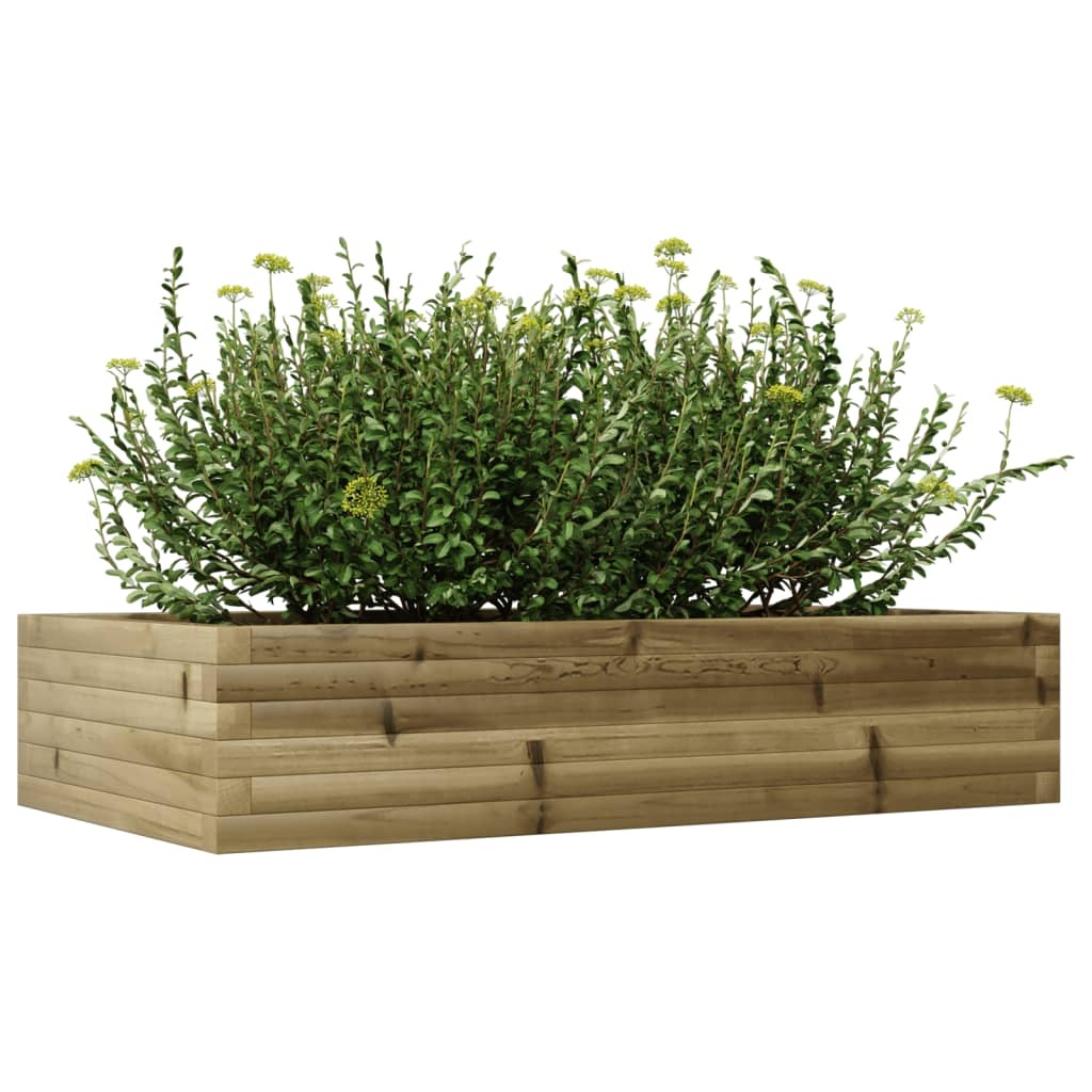 VidaXL Plantenbak 110x60x23 cm geïmpregneerd grenenhout