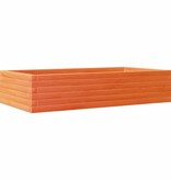 VidaXL Plantenbak 110x60x23 cm massief grenenhout wasbruin