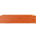 VidaXL Plantenbak 110x60x23 cm massief grenenhout wasbruin