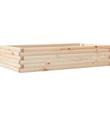 VidaXL Plantenbak 110x60x23 cm massief grenenhout