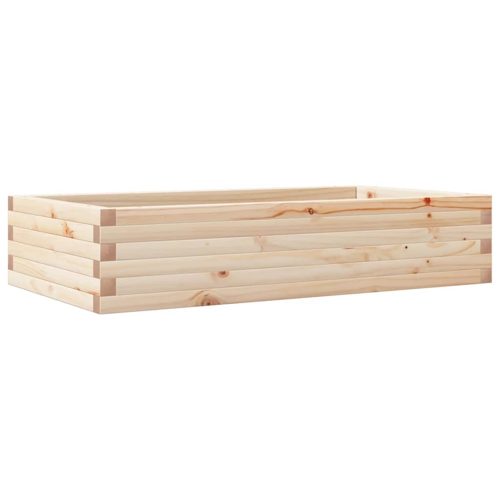 VidaXL Plantenbak 110x60x23 cm massief grenenhout