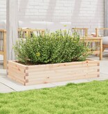 VidaXL Plantenbak 110x60x23 cm massief grenenhout