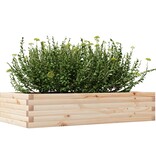VidaXL Plantenbak 110x60x23 cm massief grenenhout