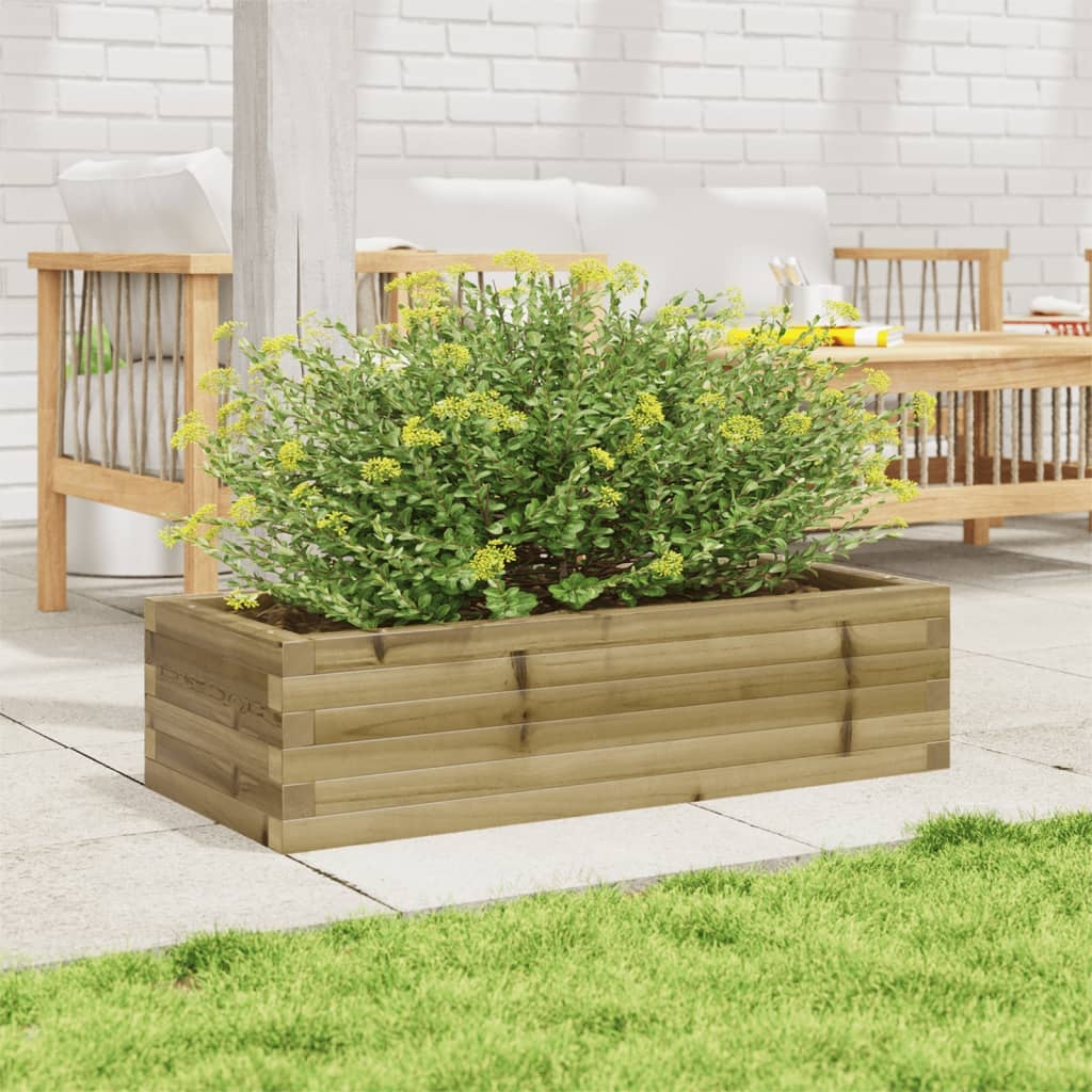 VidaXL Plantenbak 90x40x23 cm geïmpregneerd grenenhout