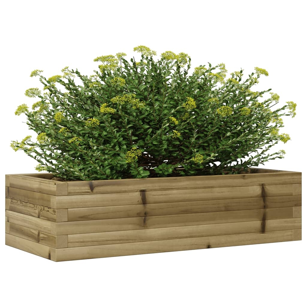 VidaXL Plantenbak 90x40x23 cm geïmpregneerd grenenhout