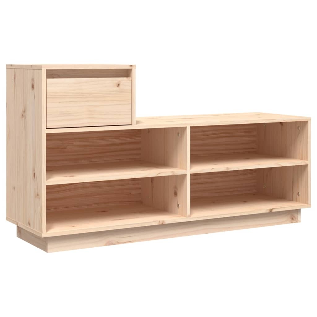 VidaXL Schoenenkast 110x34x61 cm massief grenenhout