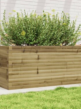 VidaXL Plantenbak 110x60x45,5 cm geïmpregneerd grenenhout