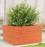 VidaXL Plantenbak 80x80x45,5 cm massief grenenhout wasbruin