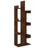 VidaXL Boekenkast 48x25,5x140 cm bewerkt hout bruin eikenkleur