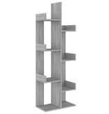 VidaXL Boekenkast 48x25,5x140 cm bewerkt hout grijs sonoma eikenkleur